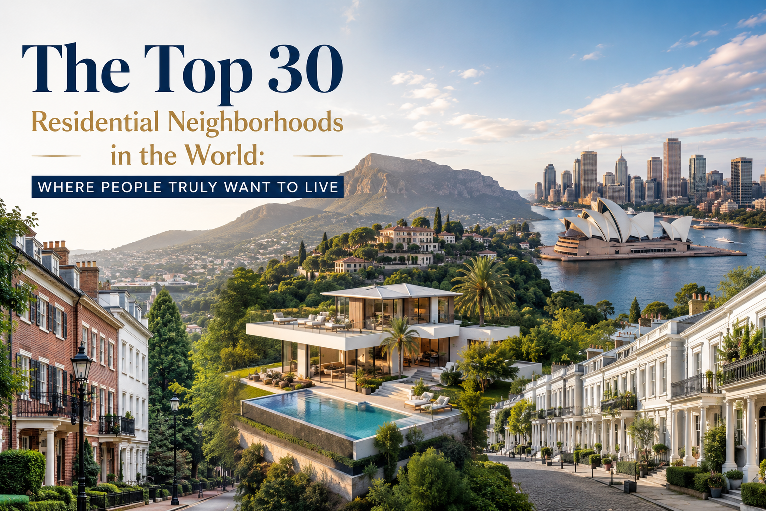 Top 30 Residential Neighborhoods in the World